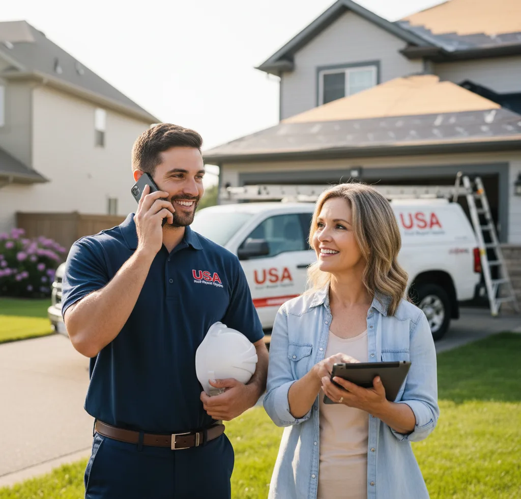 USA Roof Repair Experts customer support in Fitzwilliam